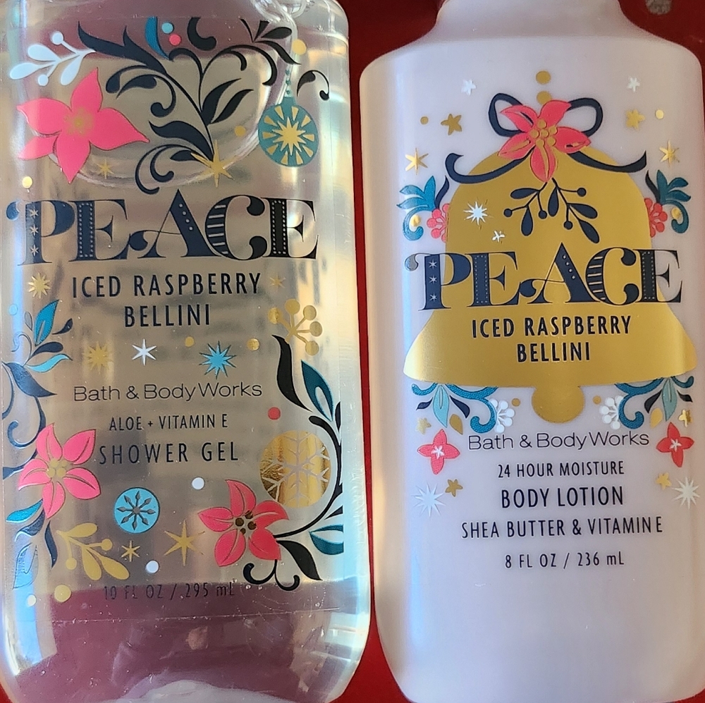 PEACE - Iced Raspberry Bellini set